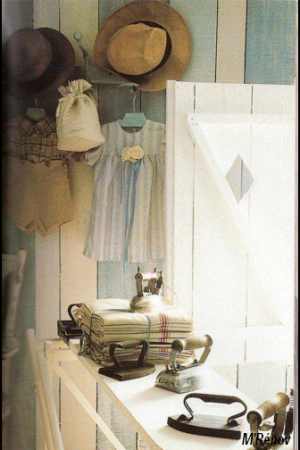 Sanitaire ambiance rustique